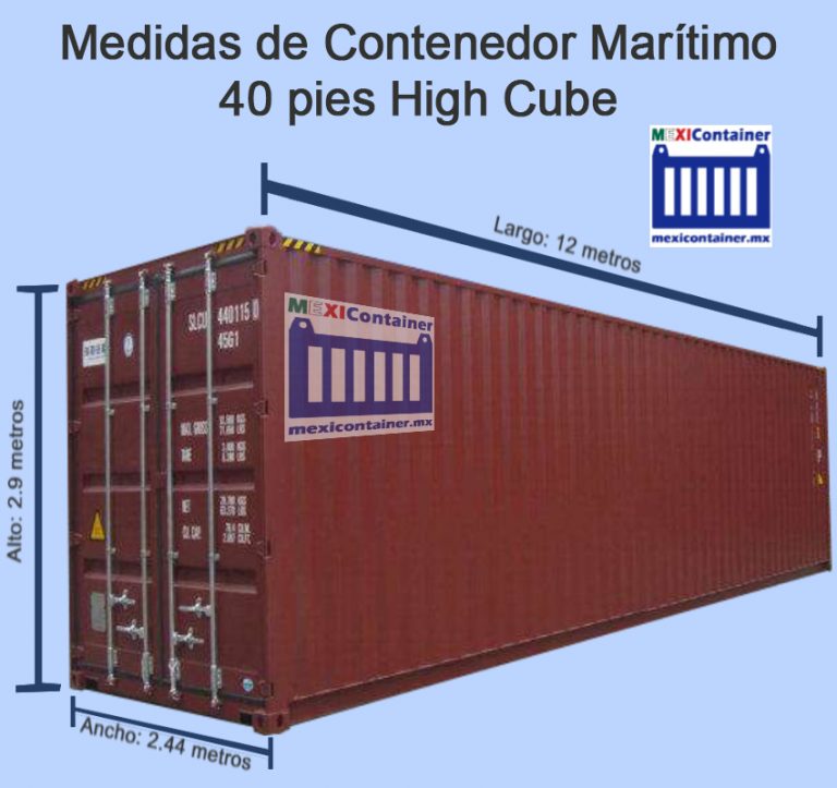 Medidas de contenedores maritimos – Mexicontainer – Venta de ...